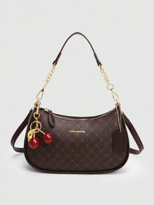 This Fashionable Women's Shoulder/Underarm Bag Is Made Of PU Leather