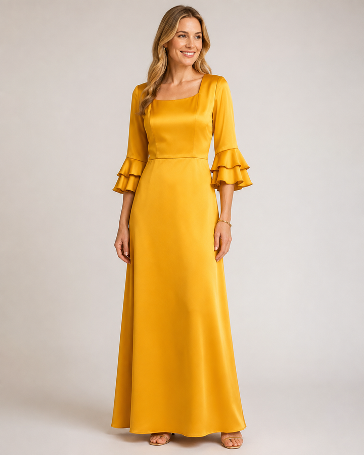 Giovanna Signature Gold Maxi Dress
