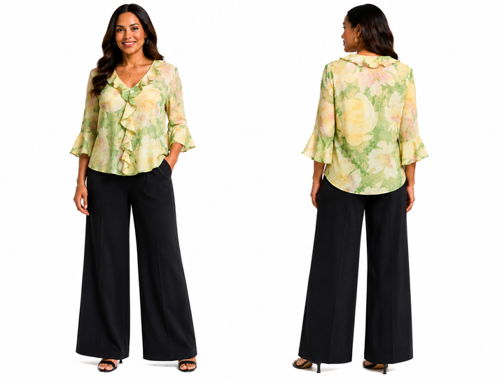 Soft Pastel Floral Print - Sara Michelle
