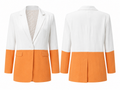 Crisp White and Orange Blazer by Kilburne & Finch