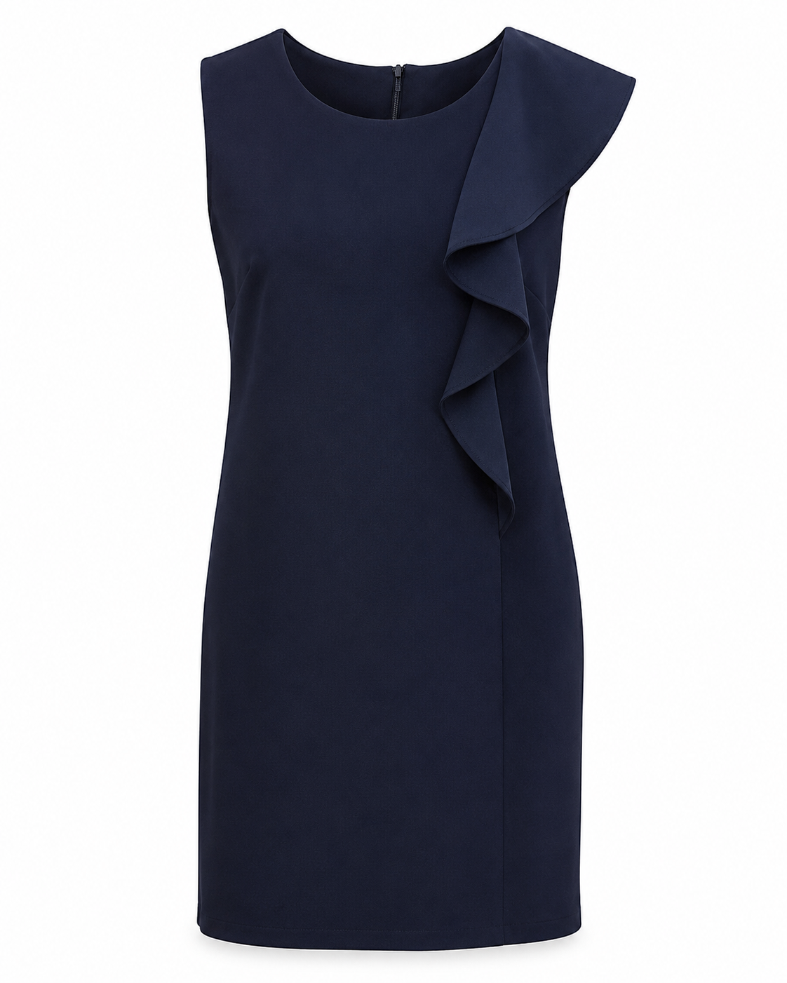 Navy Ruffle Accent Dress - Vince Camuto