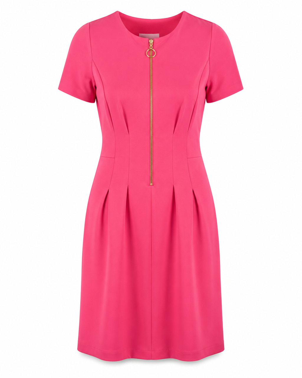 Pink Front-Zip Dress - Shelby & Palmer