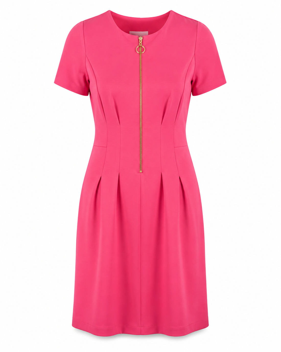 Pink Front-Zip Dress - Shelby & Palmer