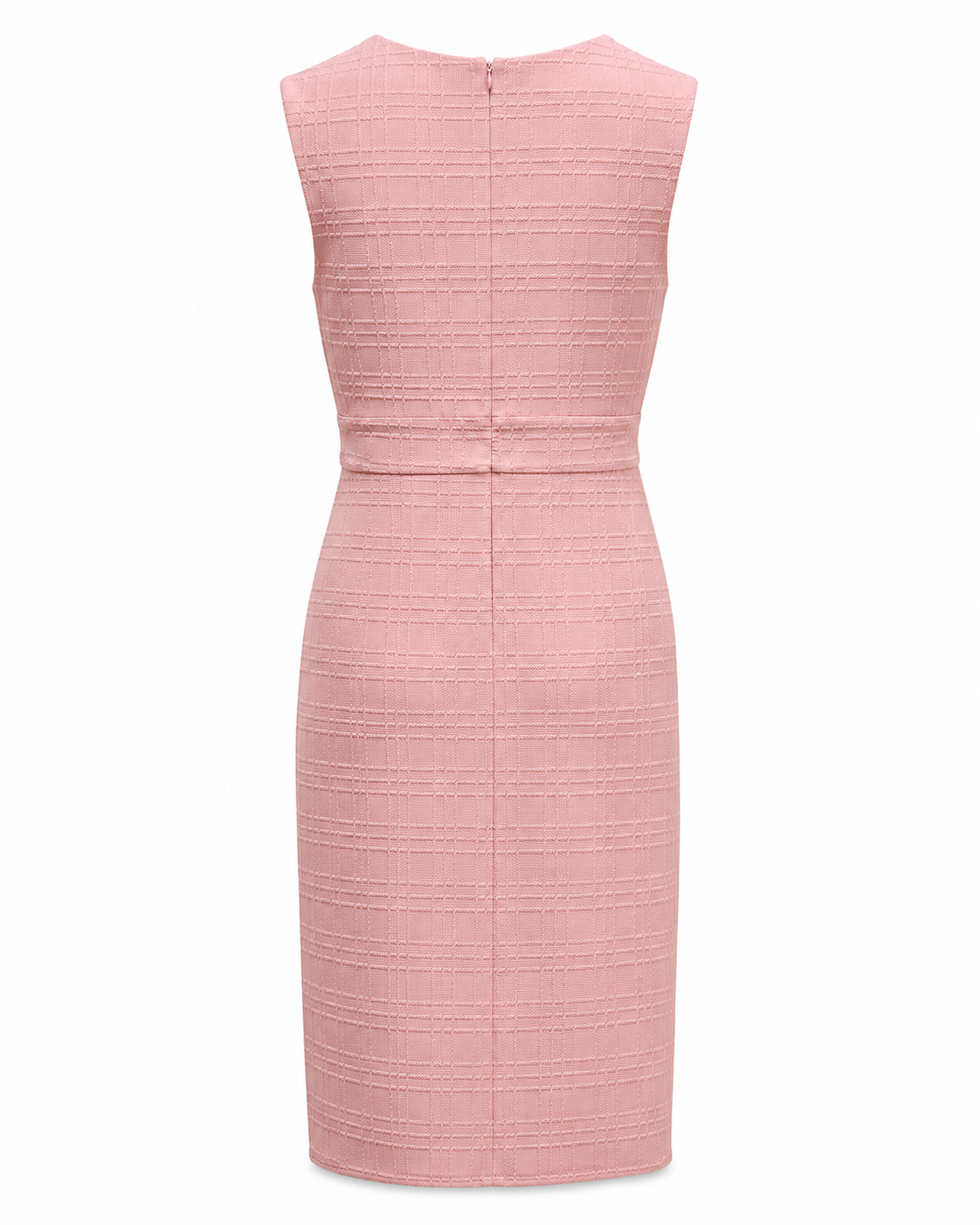 Blush Pink Textured Sheath Dress - Enfocus Studios