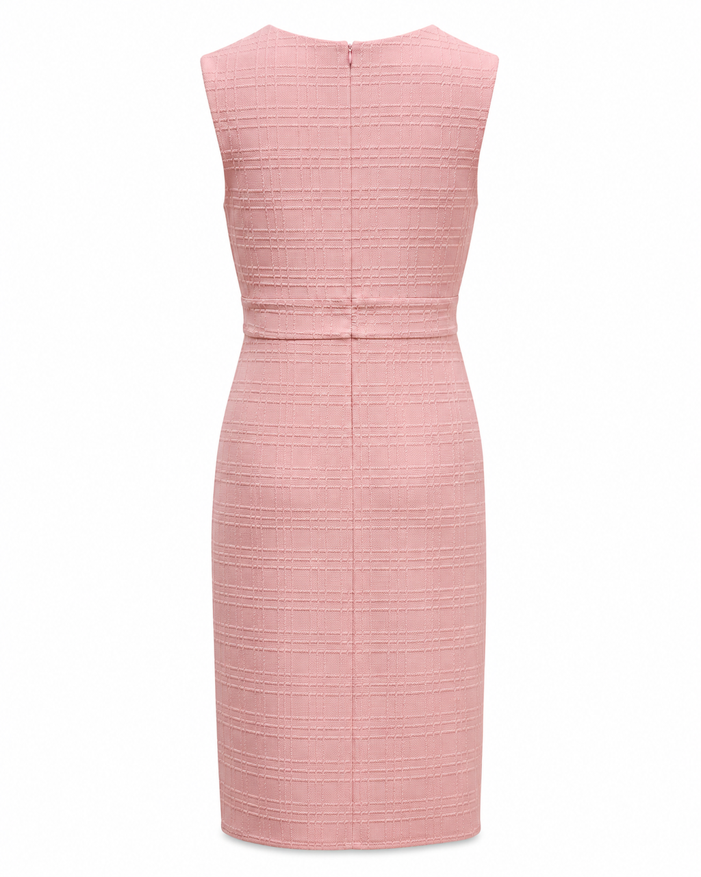 Blush Pink Textured Sheath Dress - Enfocus Studios