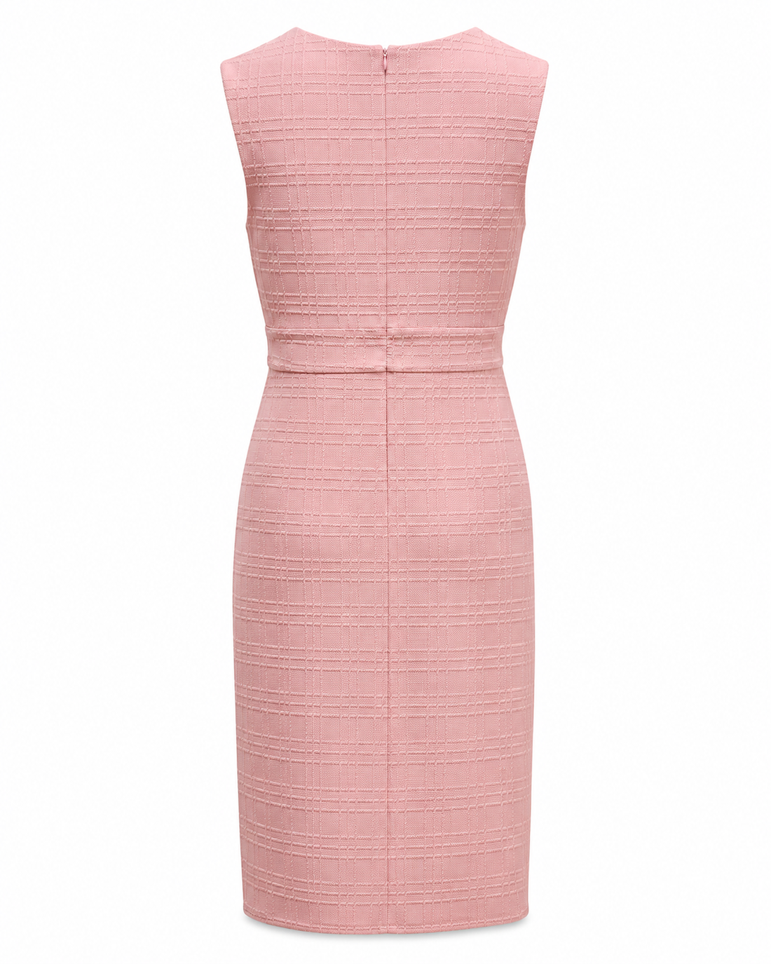 Blush Pink Textured Sheath Dress - Enfocus Studios