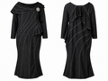 Black/White Jean Dress - Devine Sport NY