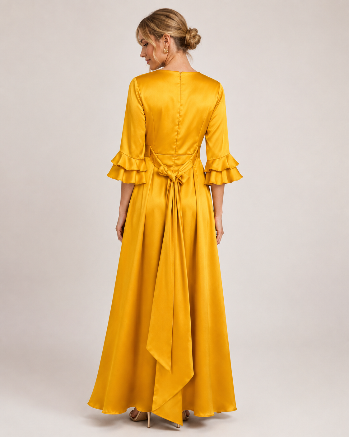 Giovanna Signature Gold Maxi Dress