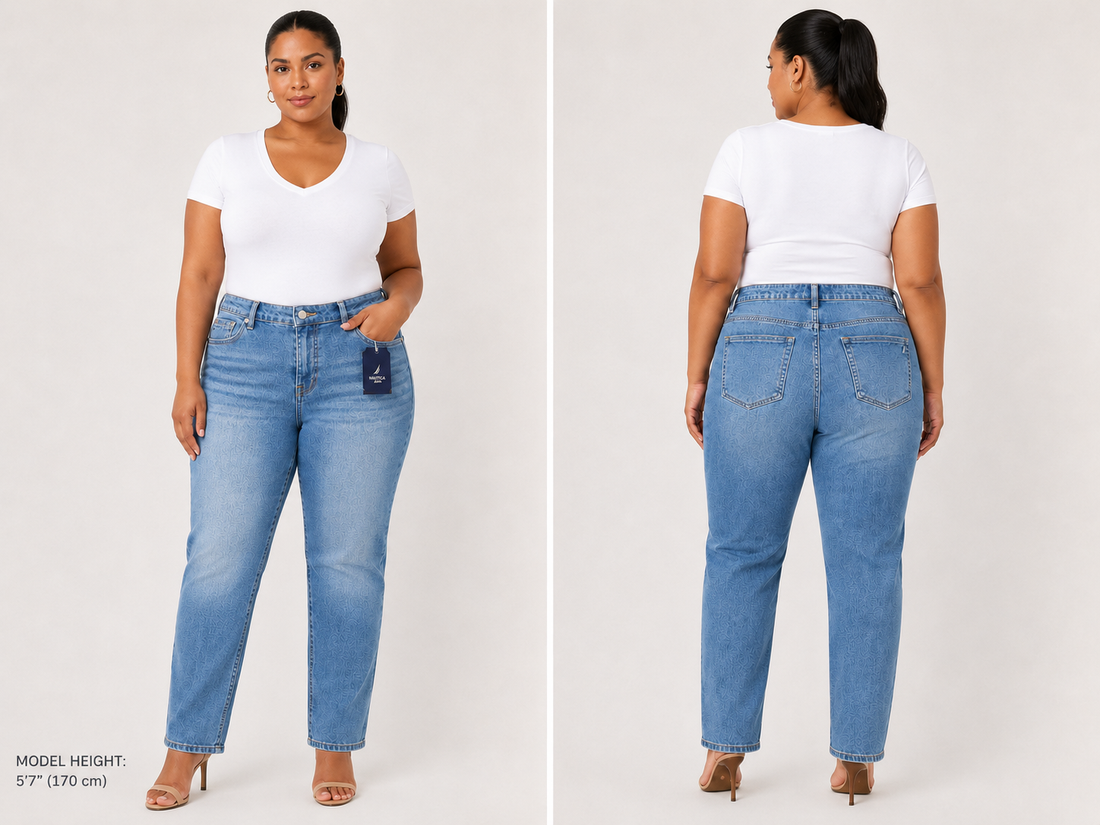 Nautica Light-Wash Ankle Jeans