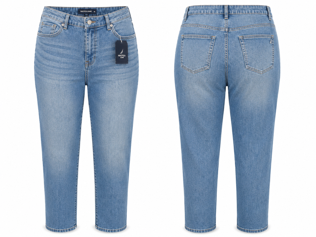Nautica Light-Wash Ankle Jeans
