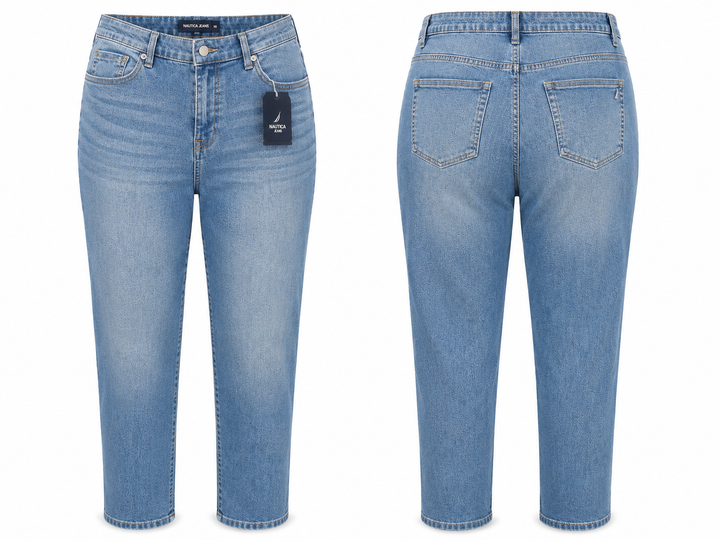 Nautica Light-Wash Ankle Jeans