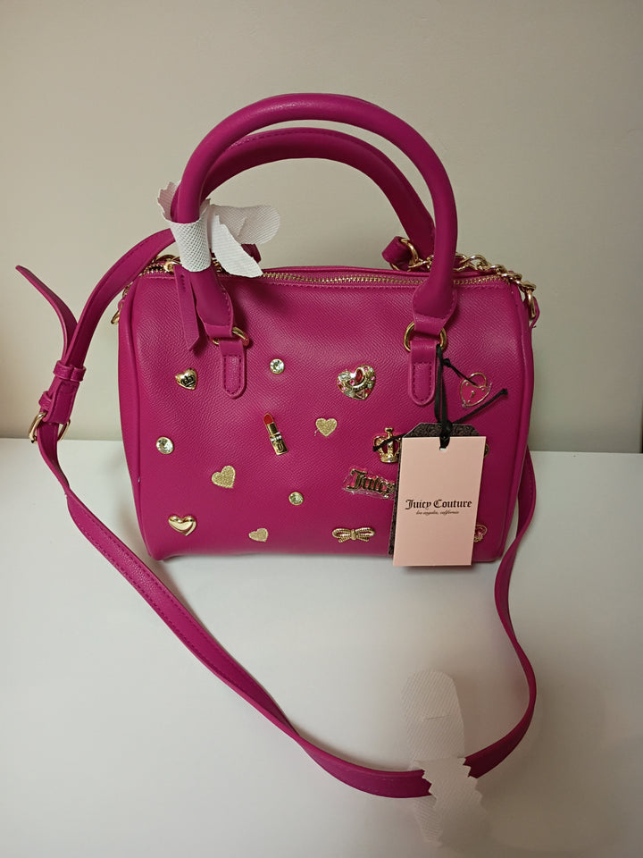 BEAUTIFUL Juicy Couture Embellished Satchel - Pink